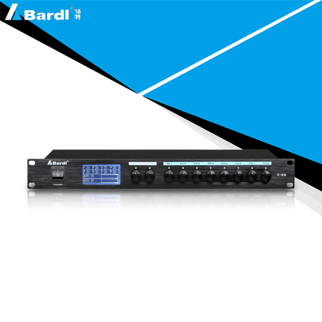 Bardl digital 8-channel mixer features D-E8